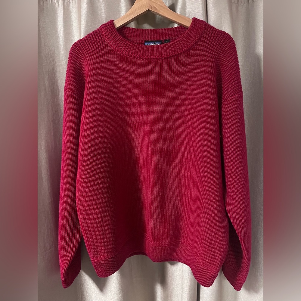 Patagonia - Vintage 100% Soft Wool Fisherman Sweater